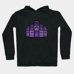 Victorian Gothic mansion Pixel art Hoodie